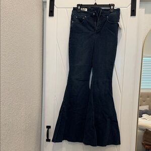 Free People Midnight Blue Flare Jeans